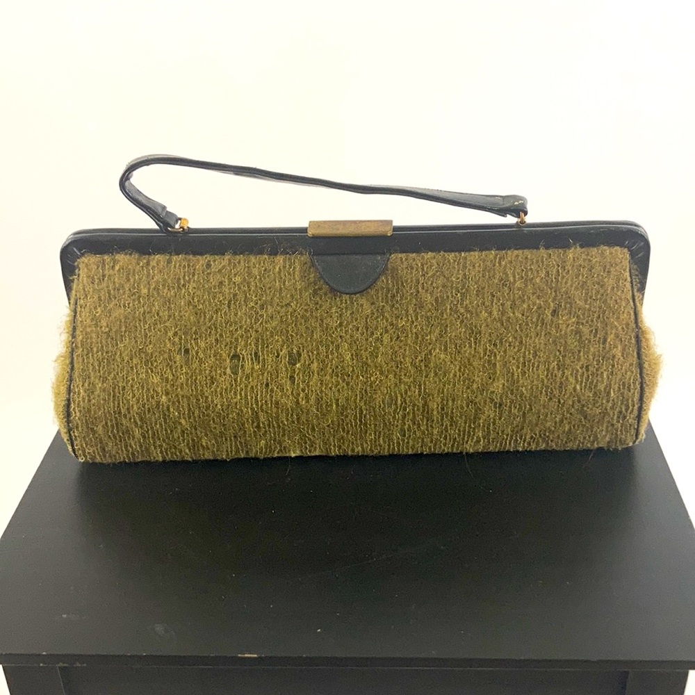 Large Vintage wool clutch